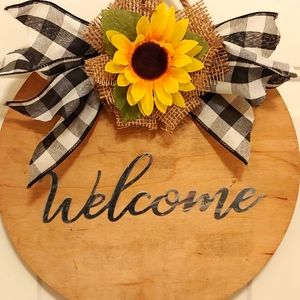 Sunflower Door Hanger